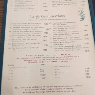 Menu 1st page