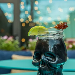 La Mina 'Rita - Espolon Blanco, Grand Marnier, Charcoal, Lime, Agave.