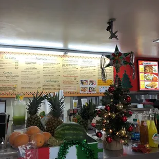 Great selection of authentic Mexican food (and hamburgers)