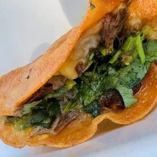 Birria quesataco ! Tasty... eat it while it's hot !
