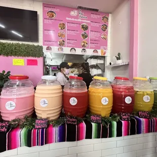 Their array of drinks