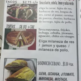 menu, burgers