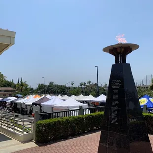 6/3/23 View of the market from the City of La Mirada Public Library