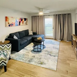 Relax in the comfortable living room
