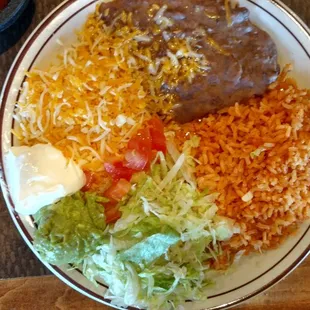 Add ins on separate plate....Smart way to serve it up.