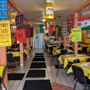 Interior from the door.