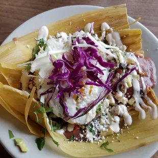 Mixed Veggies Tamale