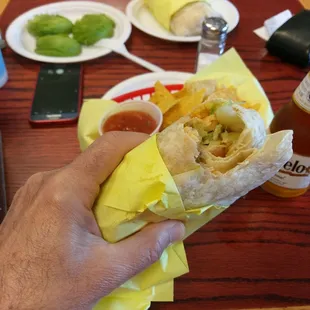 I saw a movie yesterday called " What the Health." I switched from Keto diet to Vegan diet just like that... This is my Vegan burrito...