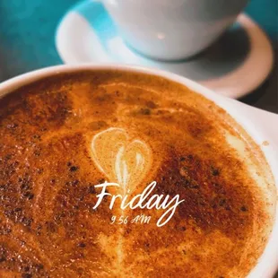 Vanilla latte and la frida