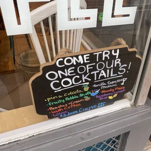 Outside LaMocha Cafe in Lakewood (July 2024) - they sell alcohol too so you can visit in the evening