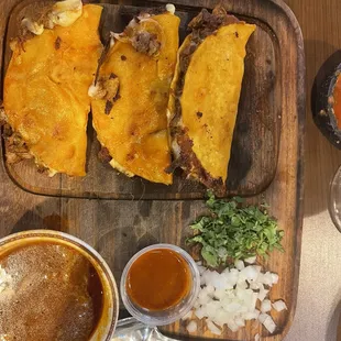 Quesobirria Taco Plate  it was good