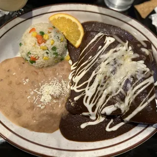Enchiladas de Mole