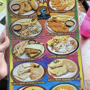 Kids menu Menu June 2023