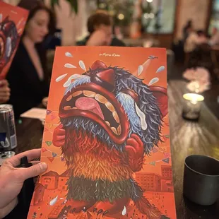 Chilling Out with friends. Menu has no pictures, so everyone using translator.