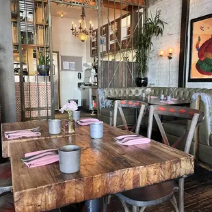 Our table by kitchen.