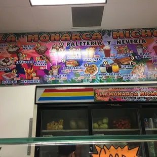 the menu
