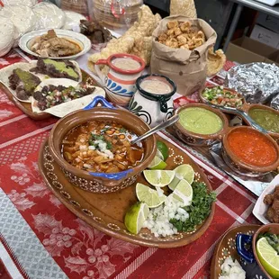 Barbacoa, Tamales, Menudo, Chicharrones