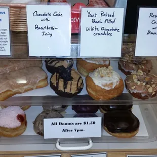 a variety of donuts