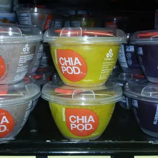 I had to try this... it looked like tapioca puddin'. I tried the very kool vanilla bean flavor.  Very good indeed!