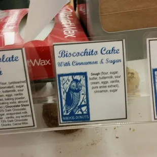 Whoos Donuts sold at The Co-Op