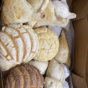 Fresh sweet bread. Pineapple empanadas are my fav