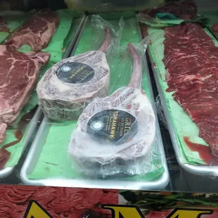 meat on display