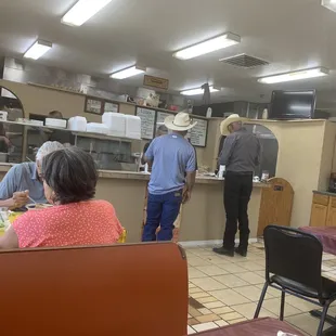 people in a restaurant