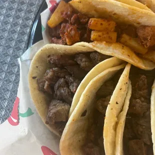 They change my order wtf !  Steak - adobada  Is too far and waste of my money to go complainant   Never order online from this place