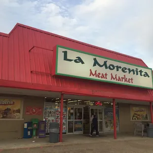 the front of the store