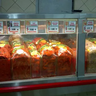 They have a large selection of meat with a butcher (or two) on hand. I love their marinated chicken!