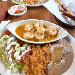 Camarones al mojo de Ajo