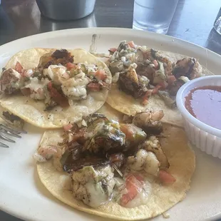 Shrimp tacos