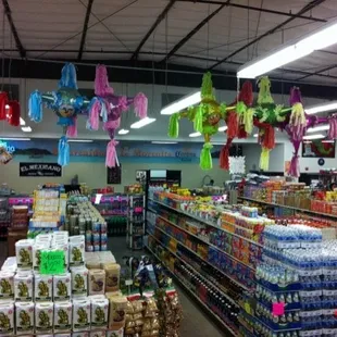 the inside of a grocery store