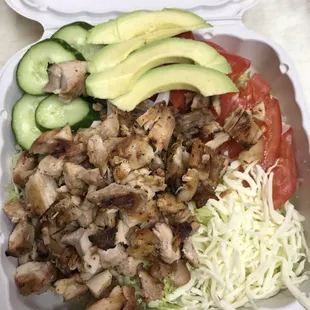 Ensalada con pollo