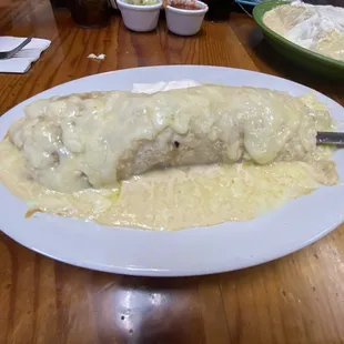 The Wedding chicken burrito supreme!  Amazing!!!