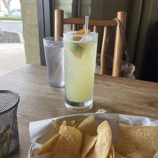 Great chips and an awesome margarita