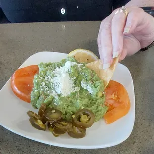 Guac was well made.
