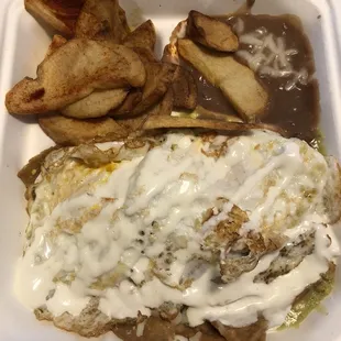 green sauce chilaquiles. muy bien