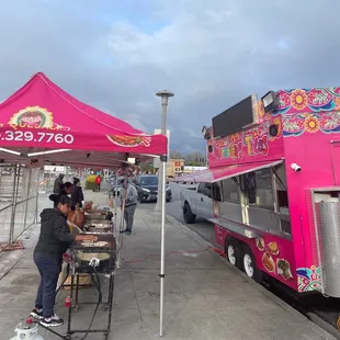 Making fresh tortillas and feeding fresh