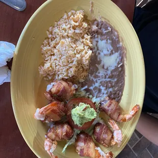 #62 Costa Azul (bacon wrapped shrimp)