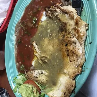 No. 21 w/o rice + salsa.