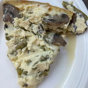 Asparagus quiche