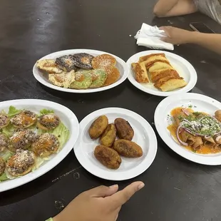 This picture is from our tasting. Everything was so delicious, and they offered us so much food!