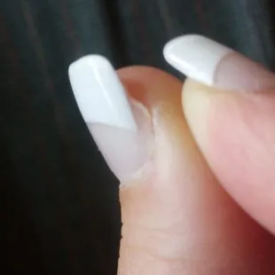 Nail wrong size.