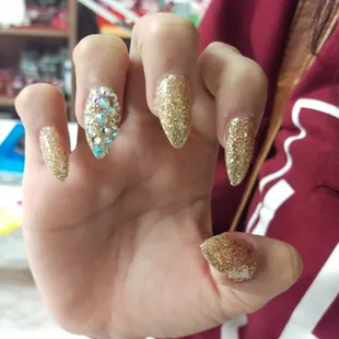 Stiletto style nails