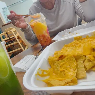 Regular nachos, yummy!