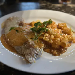 Chicken Parmigiana alla Vodka