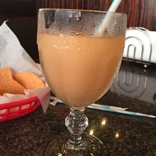 The peach margarita is the drink special tonight. Yum!