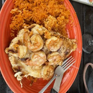 Pollo Tampiqueno with double rice