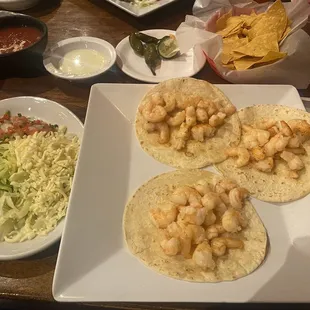 Shrimp tacos